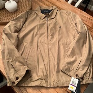 Men’s Nautica khaki jacket, XXL, NEW WITH TAGS.